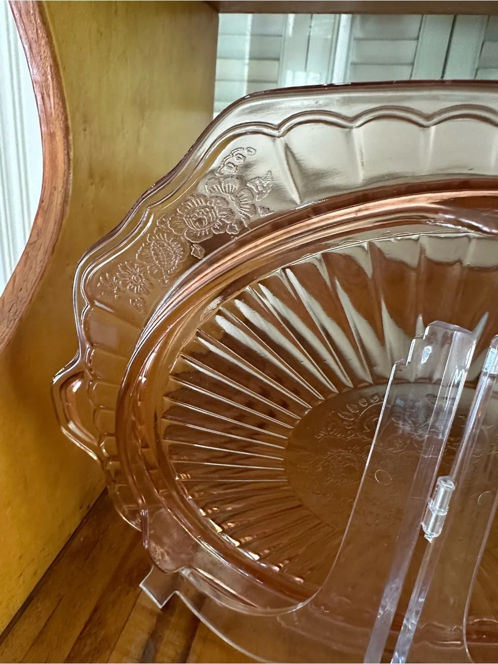 Anchor Hocking Depression Glass Cake Plate